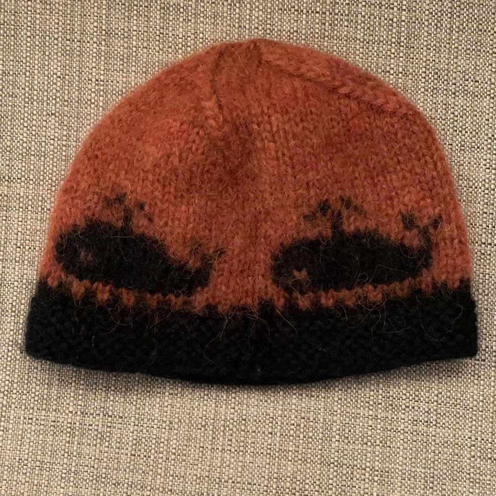 Kids Icelandic Knitted Hat w Whales